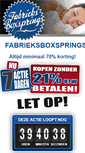 Mobile Screenshot of fabrieksboxsprings.nl